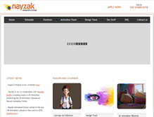 Tablet Screenshot of nayzakschool.com